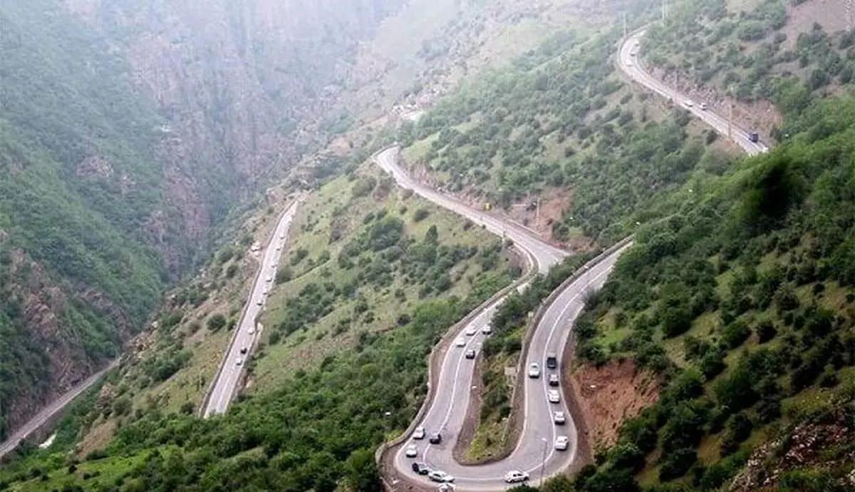 جاده چالوس ساعت ۱۴ بازگشایی می‌شود