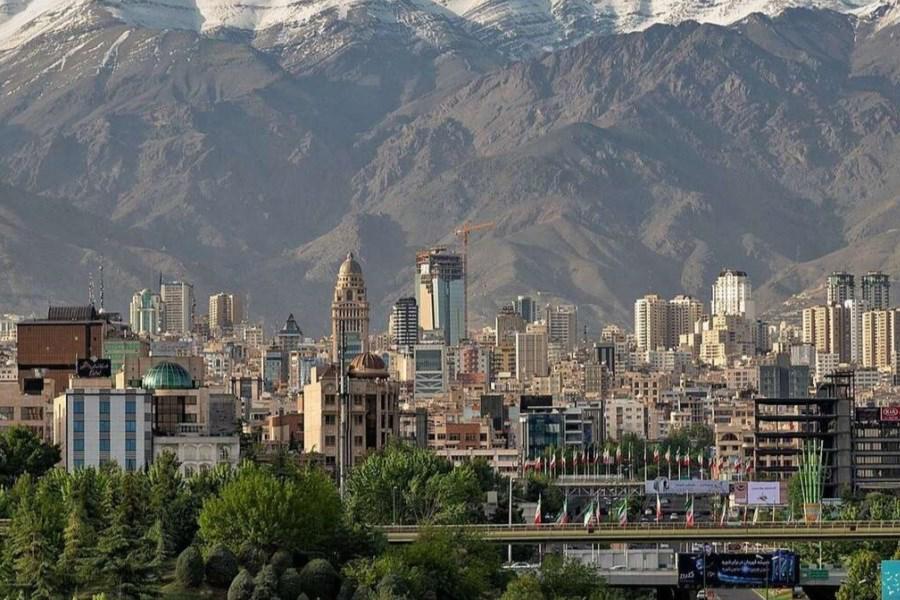 هوا در 7 نقطه از شهر تهران در وضعیت پاک