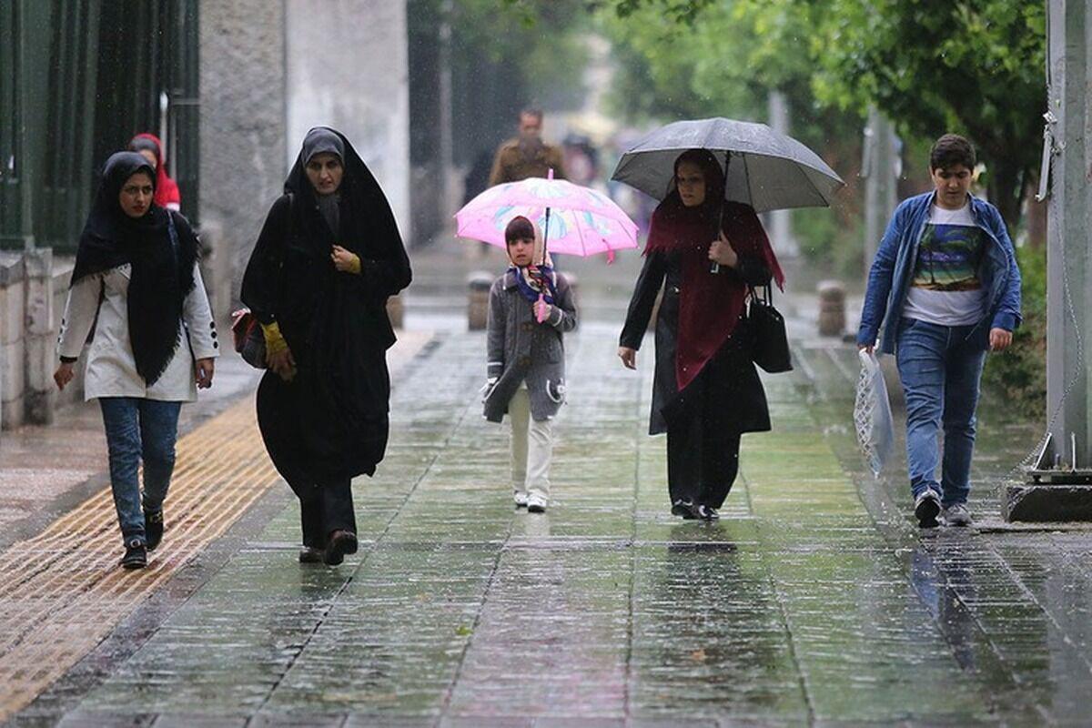 نابسامانی جوی: وزش باد و رگبار در برخی استان‌ها پیش‌بینی شد