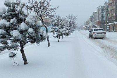 تصاویری شوکه کننده از ارتفاع یک متری برف در گیلان