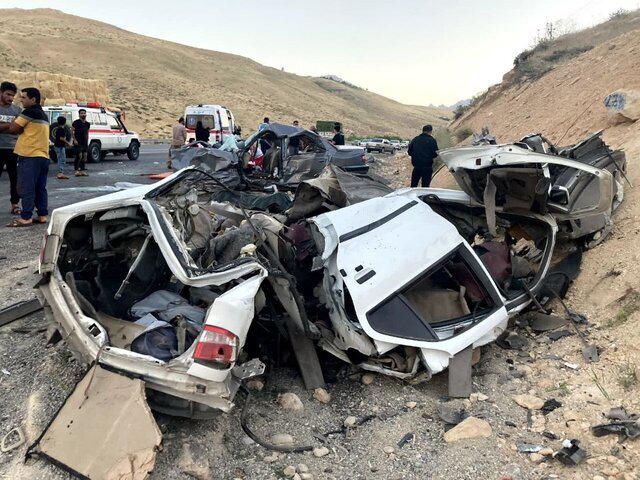 تصادف رانندگی در اتوبان ساوه   همدان ۱۰ کشته و ۸ مصدوم برجای گذاشت