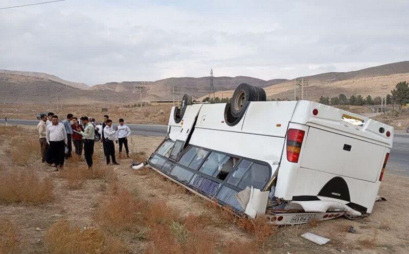 واژگونی مینی بوس دانش آموزان در خراسان شمالی   خبرگزاری بین المللی