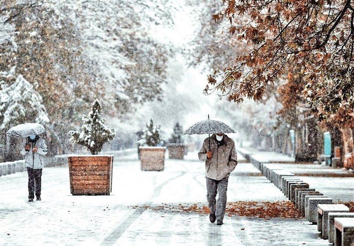 برف و باران شدید در راه ایران