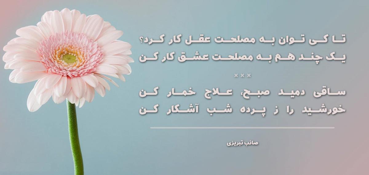 امروز با صائب: خونی که می خوری به دل روزگار کن