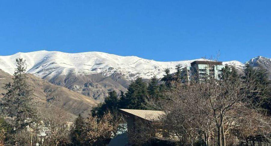 تصویری از آسمان پاک و زیبای تهران