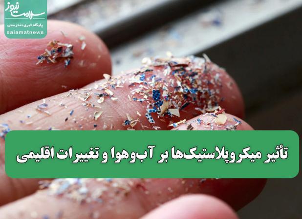 تأثیر میکروپلاستیک‌ها بر آب‌وهوا و تغییرات اقلیمی