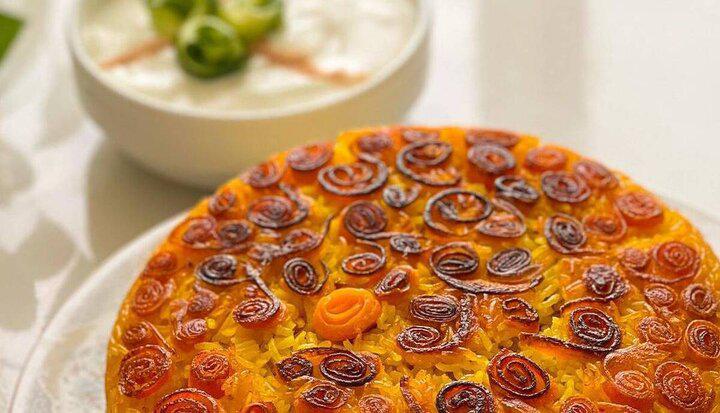 طرز تهیه هویج پلو مجلسی با ته‌دیگ هویج   دستور پخت قدم به قدم