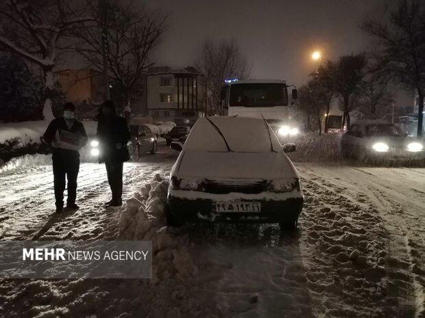 مانور برف‌روبی با همکاری پلیس و شهرداری تهران برگزار می‌شود