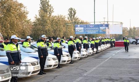 مانور طرح زمستانی پلیس راهور تهران بزرگ + عکس