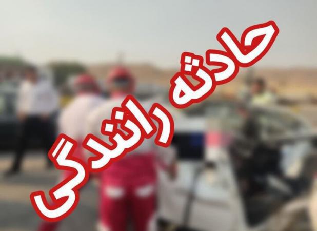 ۱فوتی و ۴مصدوم به علت تصادف زنجیره‌ای در محور اسلام آباد به سرمست