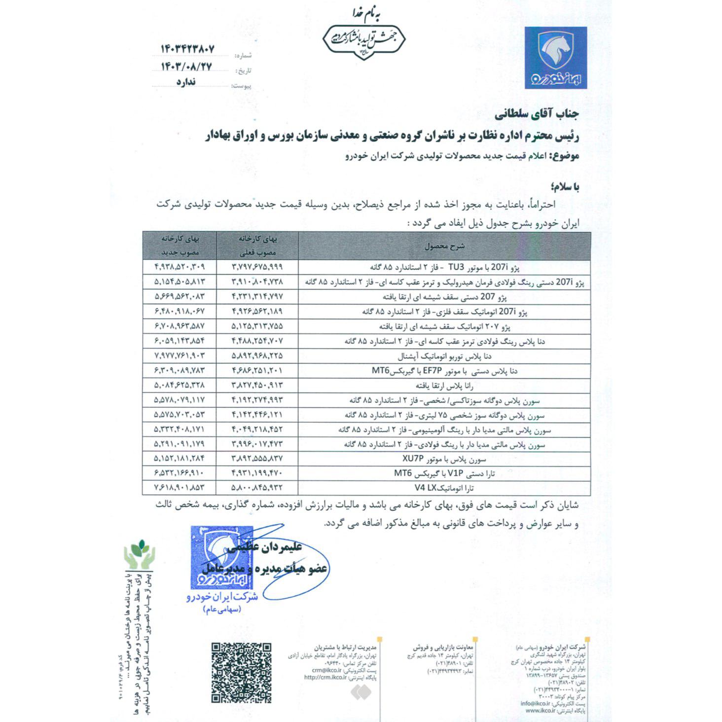 افزایش قیمت خودرو رسما استارت خورد