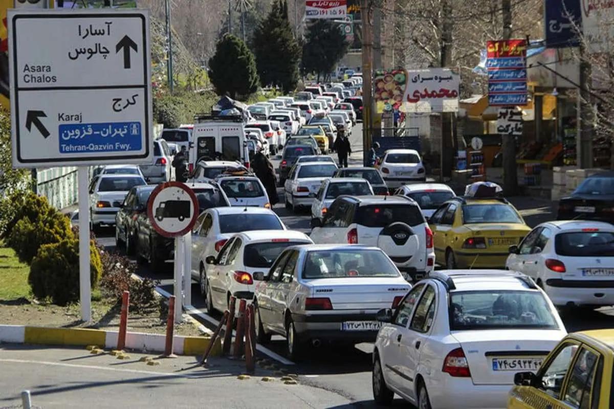 بازگشایی جاده چالوس ساعت 18 امروز