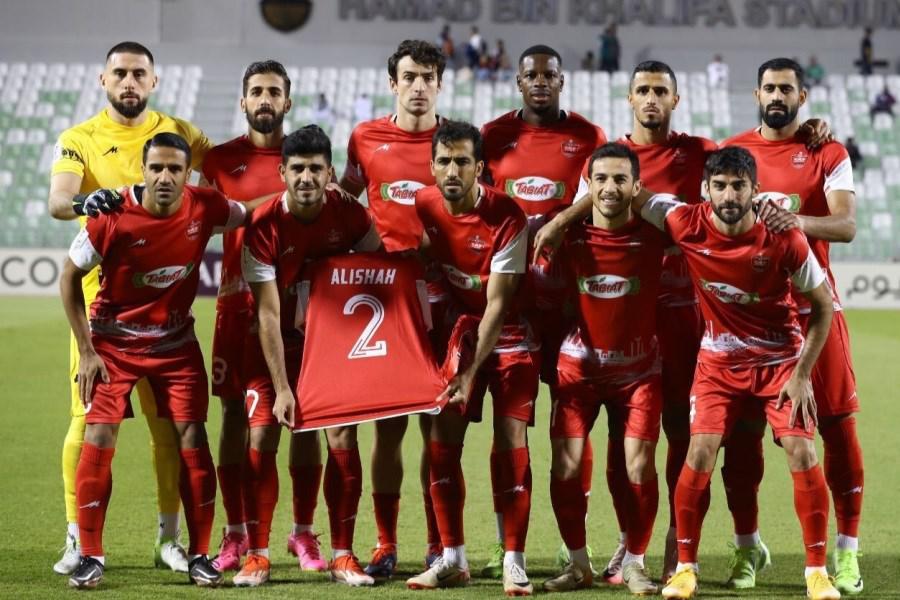 تیم فوتبال پرسپولیس الشرطه عراق را شکست داد