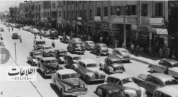 تهران قدیم  نیمه‌شعبان ۶۵ سال پیش در خیابان مولوی این شکلی بود
