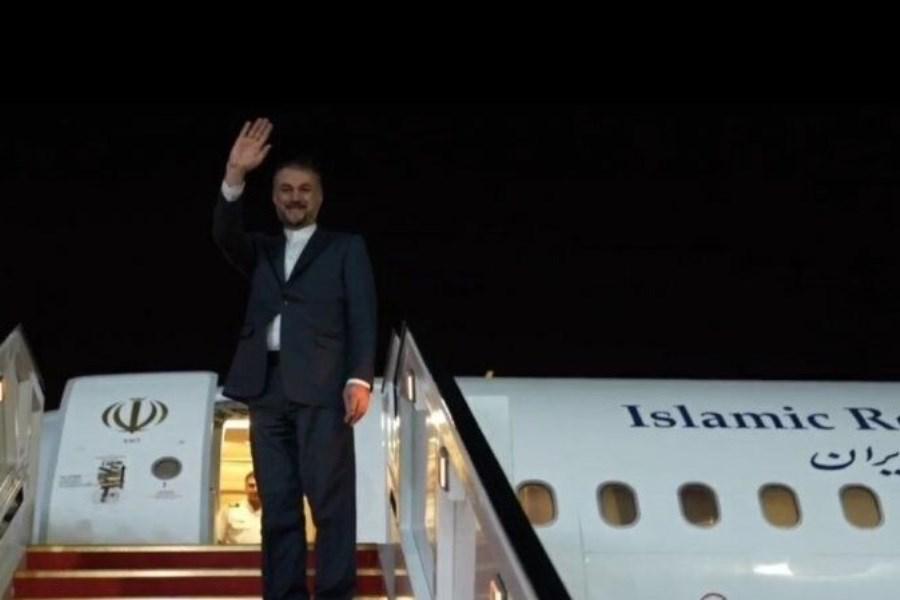 وزیر امور خارجه پس از گفت‌ وگو با مقامات قطر، عازم تهران شد