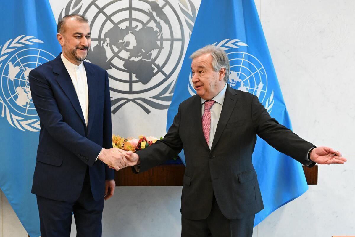 امیرعبداللهیان: ایران از تلاش‌های دبیرکل سازمان ملل در تحقق امنیت پایدار منطقه استقبال می کند