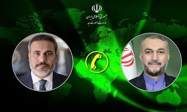 وزرای خارجه ایران و ترکیه بر ضرورت آتش‌بس در غزه تاکید کردند