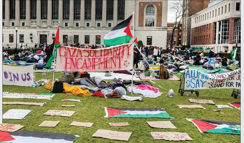 دانشگاه‌های آمریکا در تسخیر معترضان