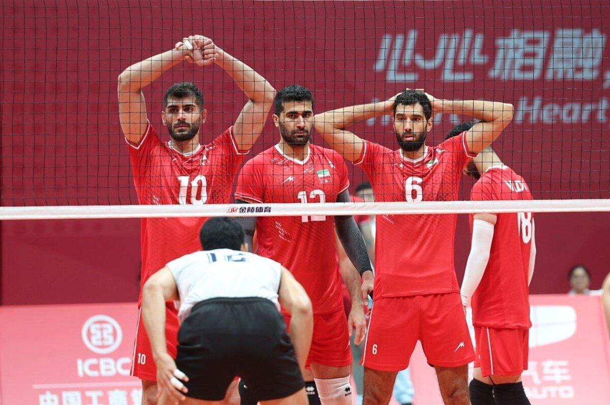 تیم والیبال ایران شکست خورد