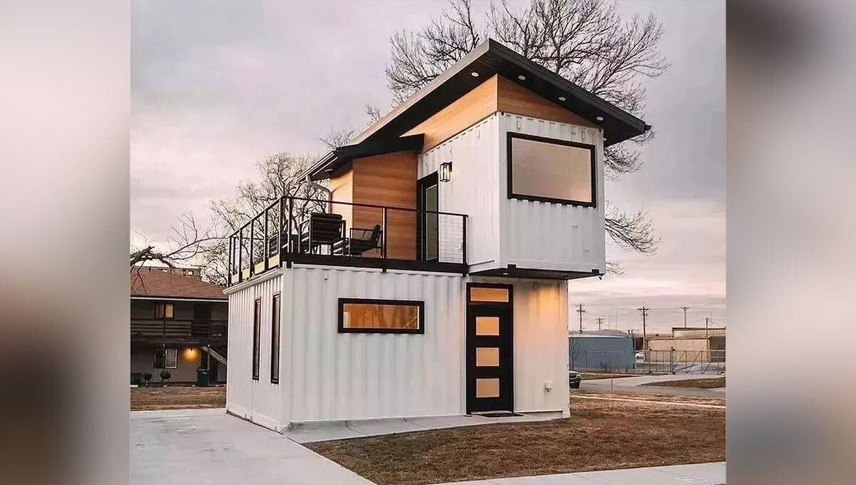 این خانه رویایی فقط با 2 کانتینر ساخته شده است! (عکس)