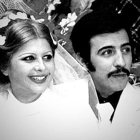 عکس/ قابی کمتر دیده شده از عروسی پدر و مادر لیلا حاتمی