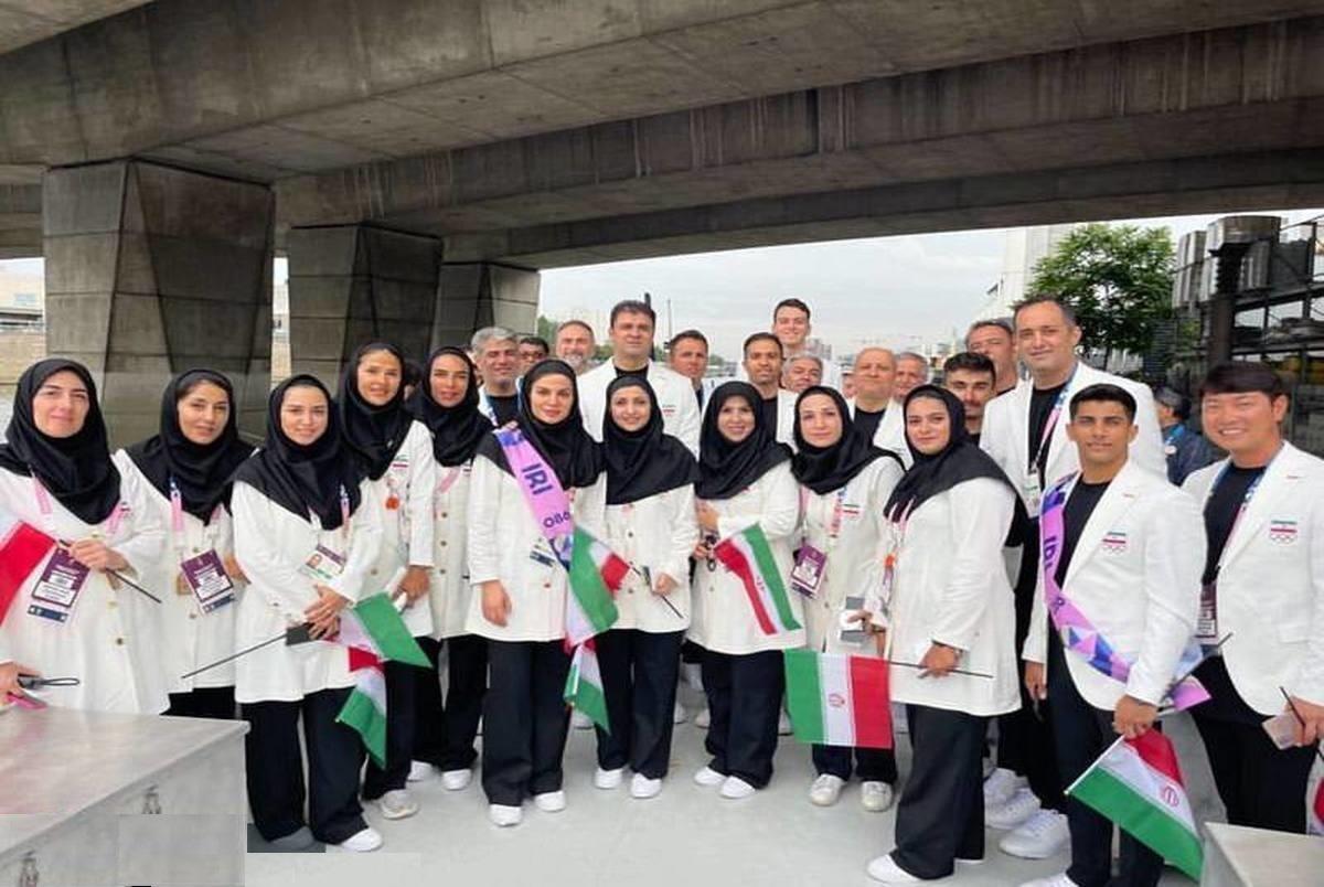 مقایسه لباس کاروان فلسطین و ایران در المپیک پاریس (عکس)