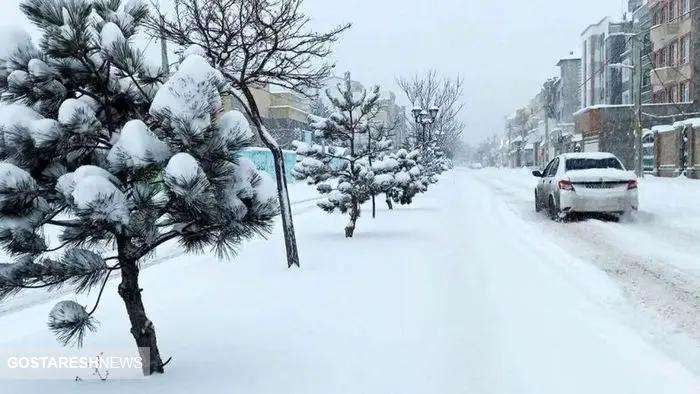 بارش برف زمستانی در پاییز   گیلان غافلگیر شد