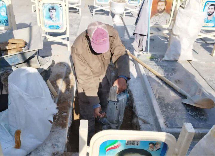 ببینید   اولین تصاویر از آماده‌سازی مزار سردار شهید نیلفروشان در گلستان شهدای اصفهان