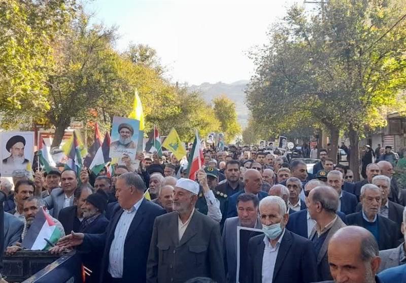 راهپیمایی جمعه خشم در لرستان برگزار شد