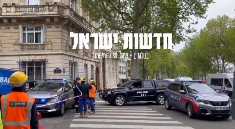 پایان حادثه امنیتی سفارت ایران در پاریس   عامل تهدید بازداشت شد